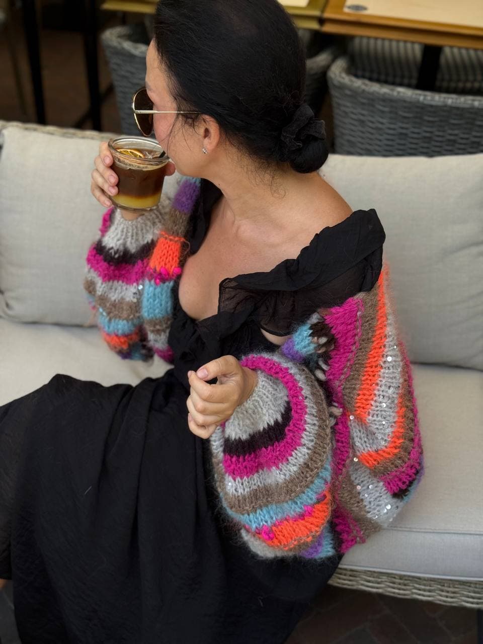 Oversized Alpaca Cardigan thumb 2