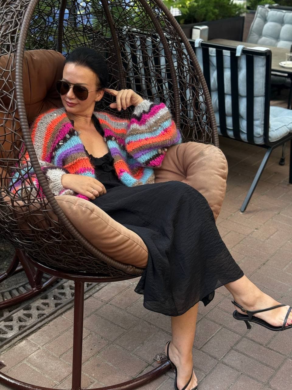 Oversized Alpaca Cardigan thumb 4