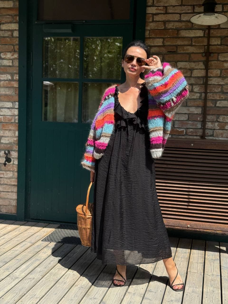 Oversized Alpaca Cardigan — alternate view