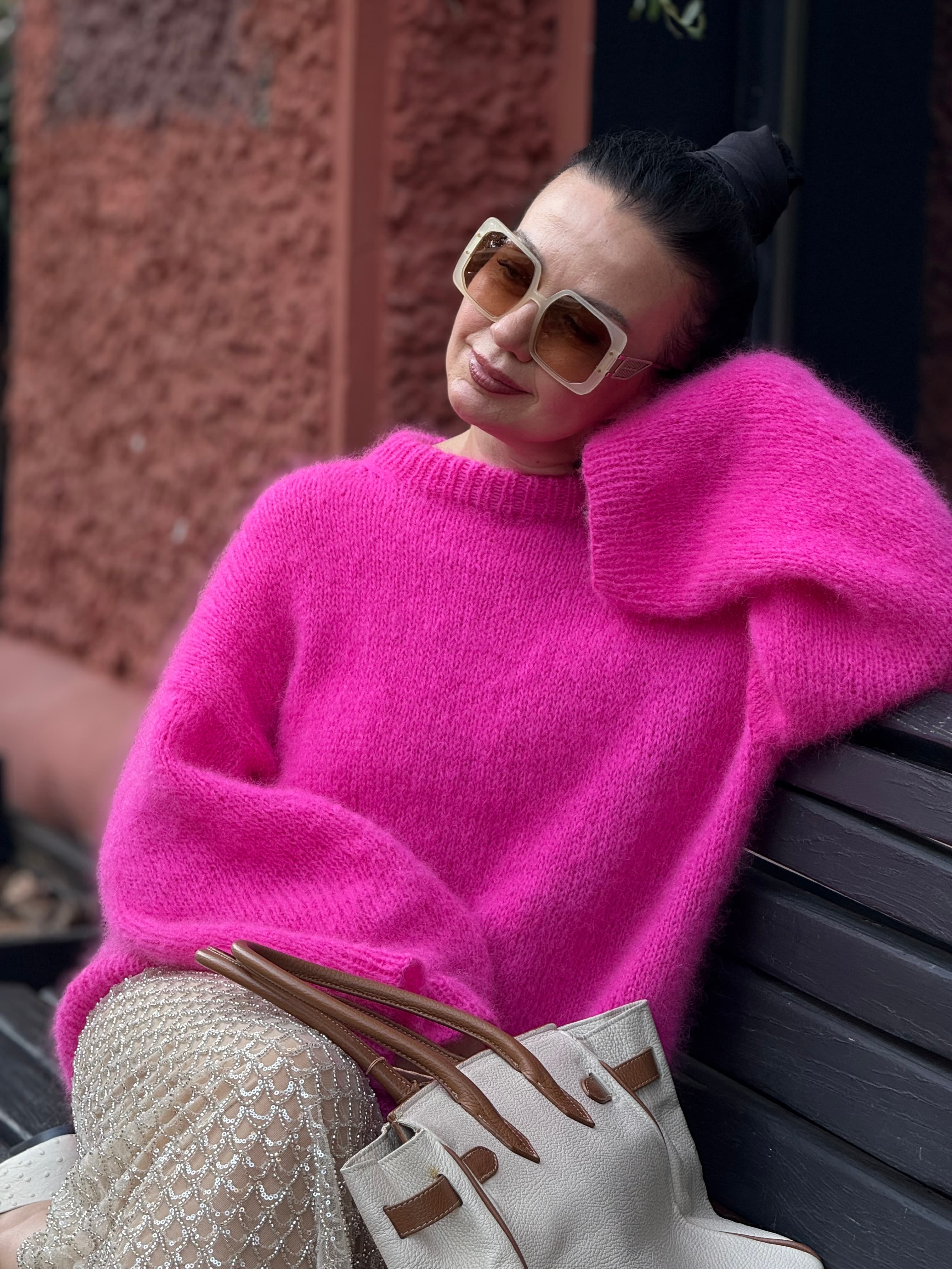 Barbie Pink Cloud Mohair Sweater thumb 3