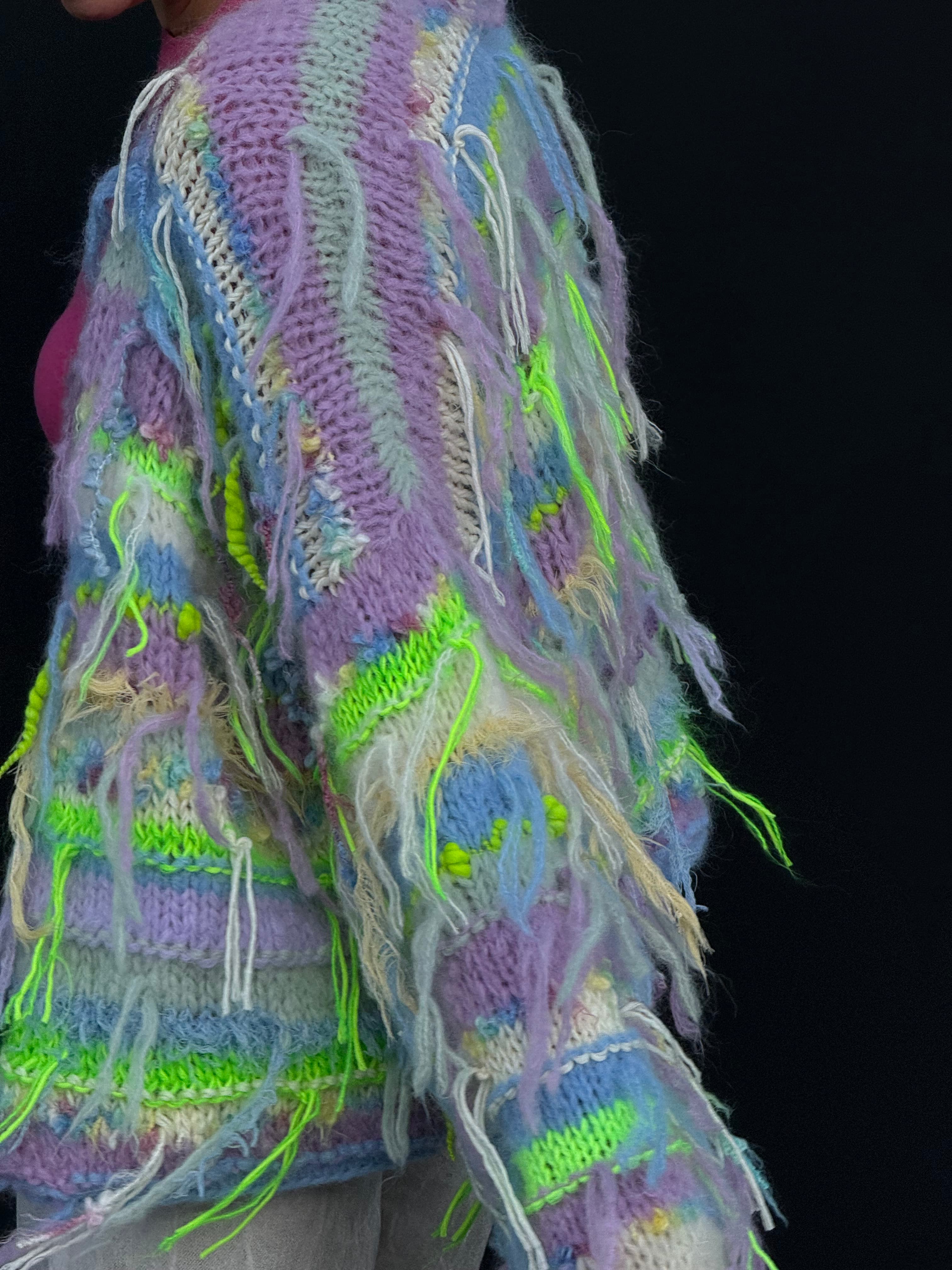 Bohemian Fringe Statement Cardigan thumb 7