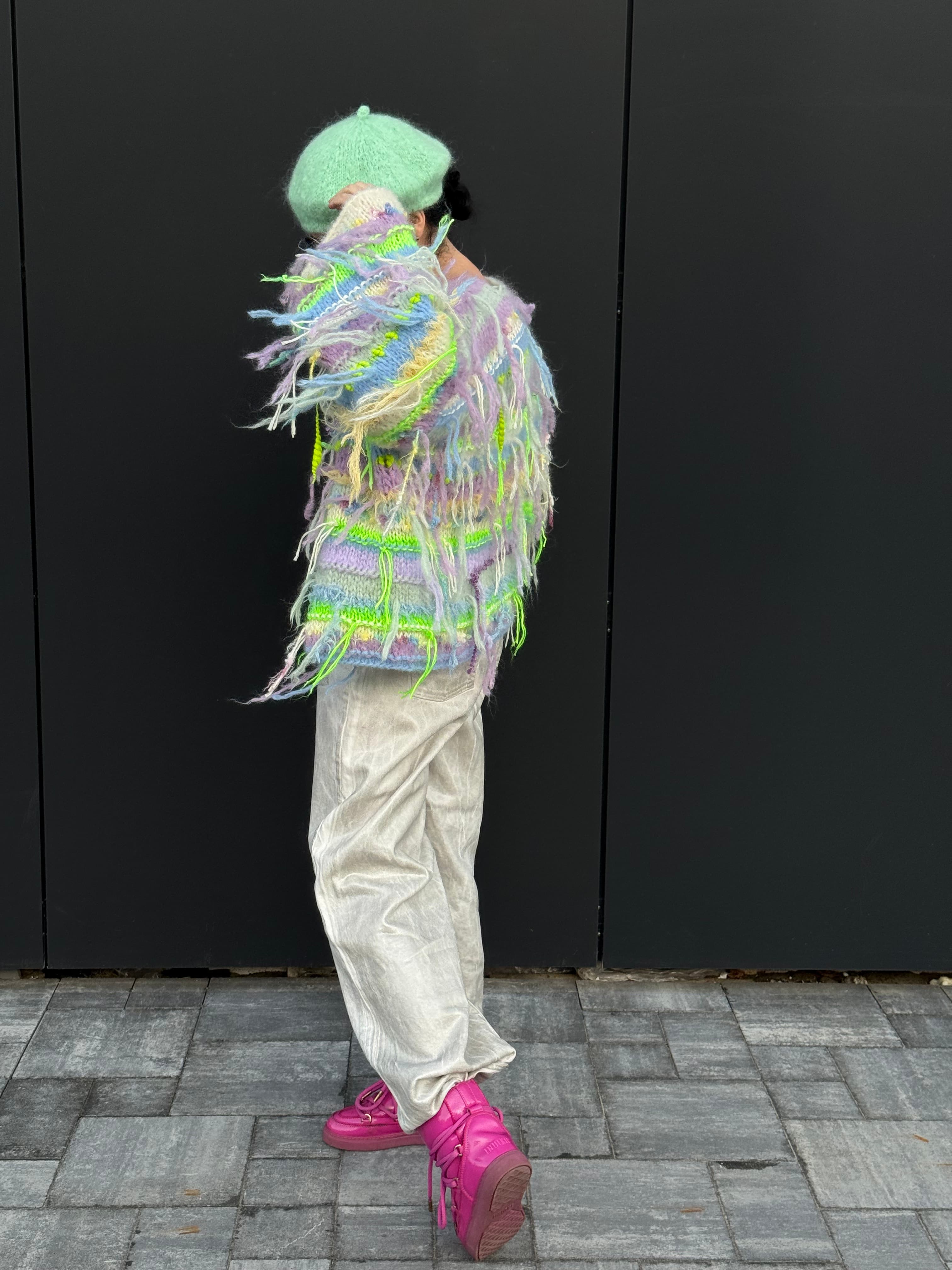 Bohemian Fringe Statement Cardigan thumb 3