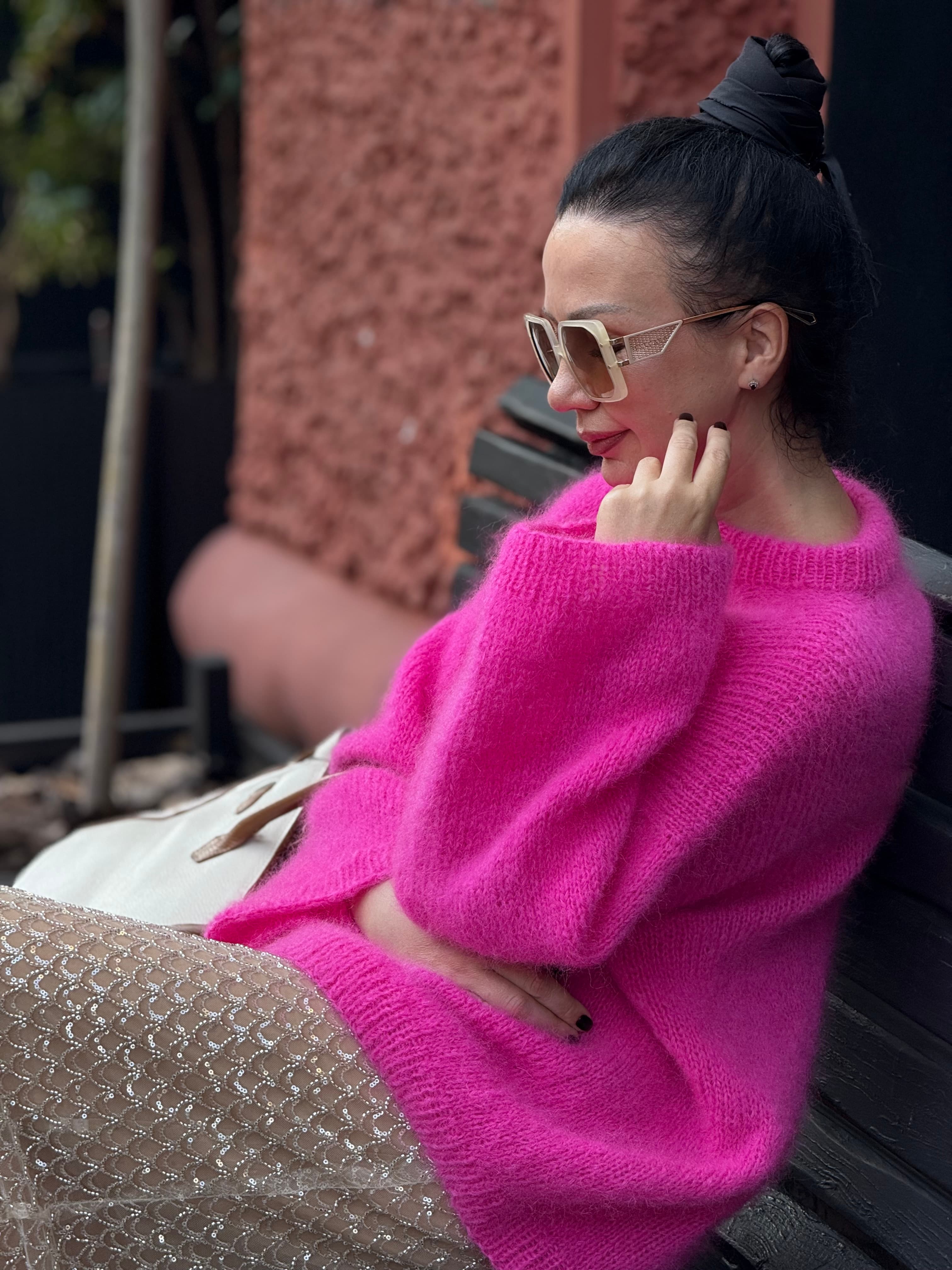 Barbie Pink Cloud Mohair Sweater thumb 2