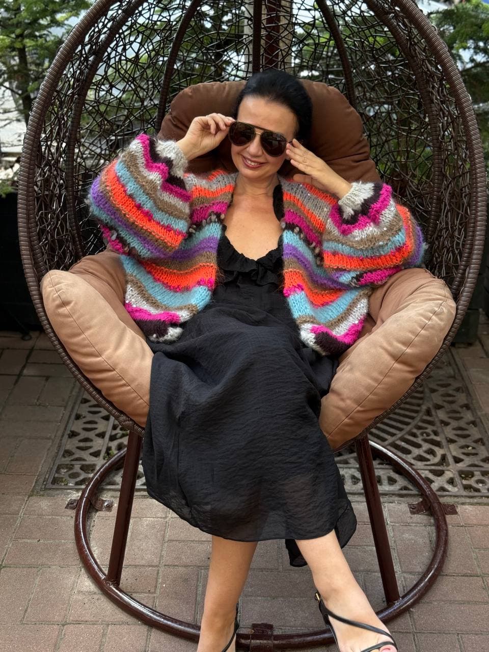 Oversized Alpaca Cardigan thumb 5