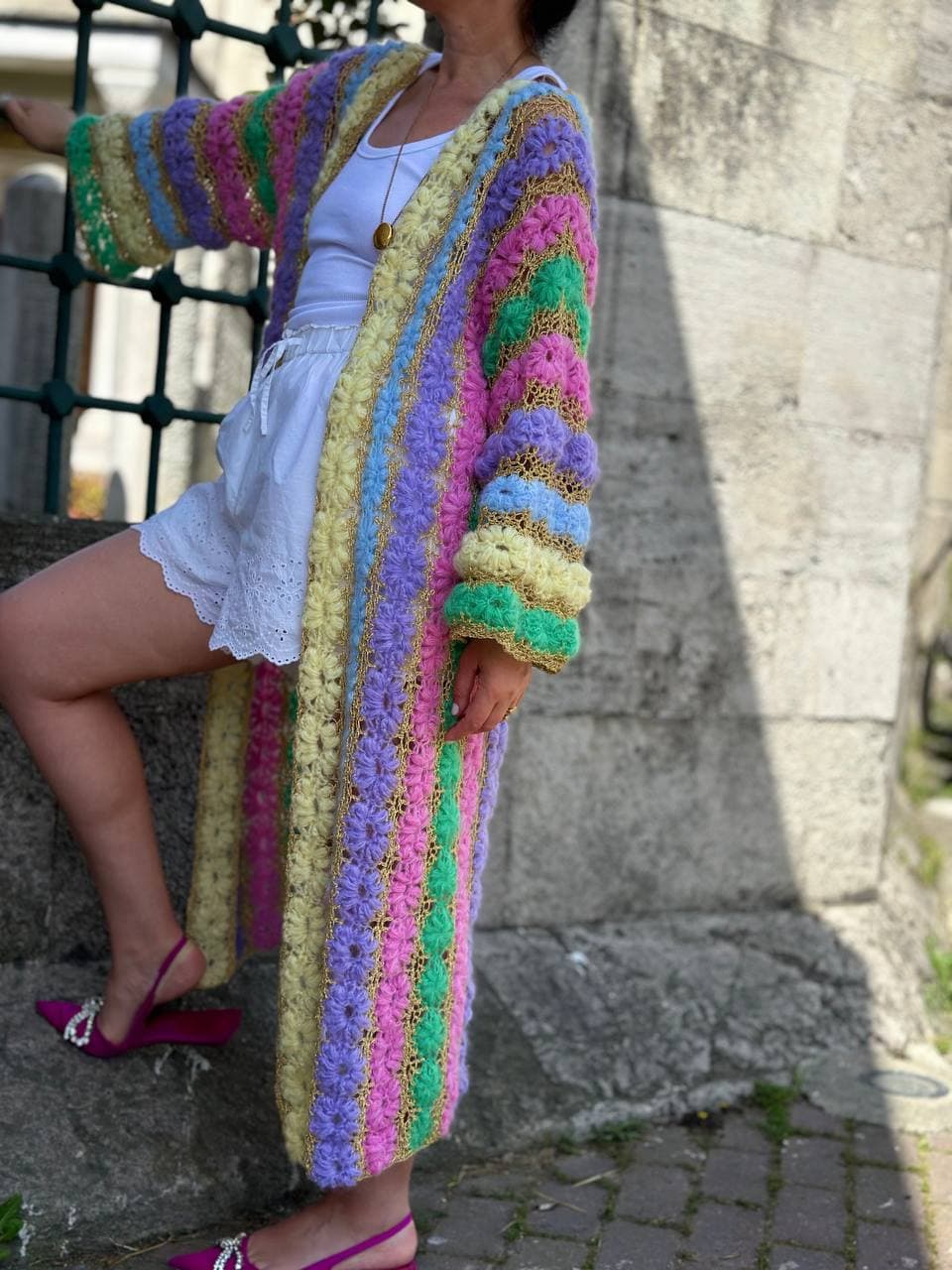 Spring cardigan long — alternate view