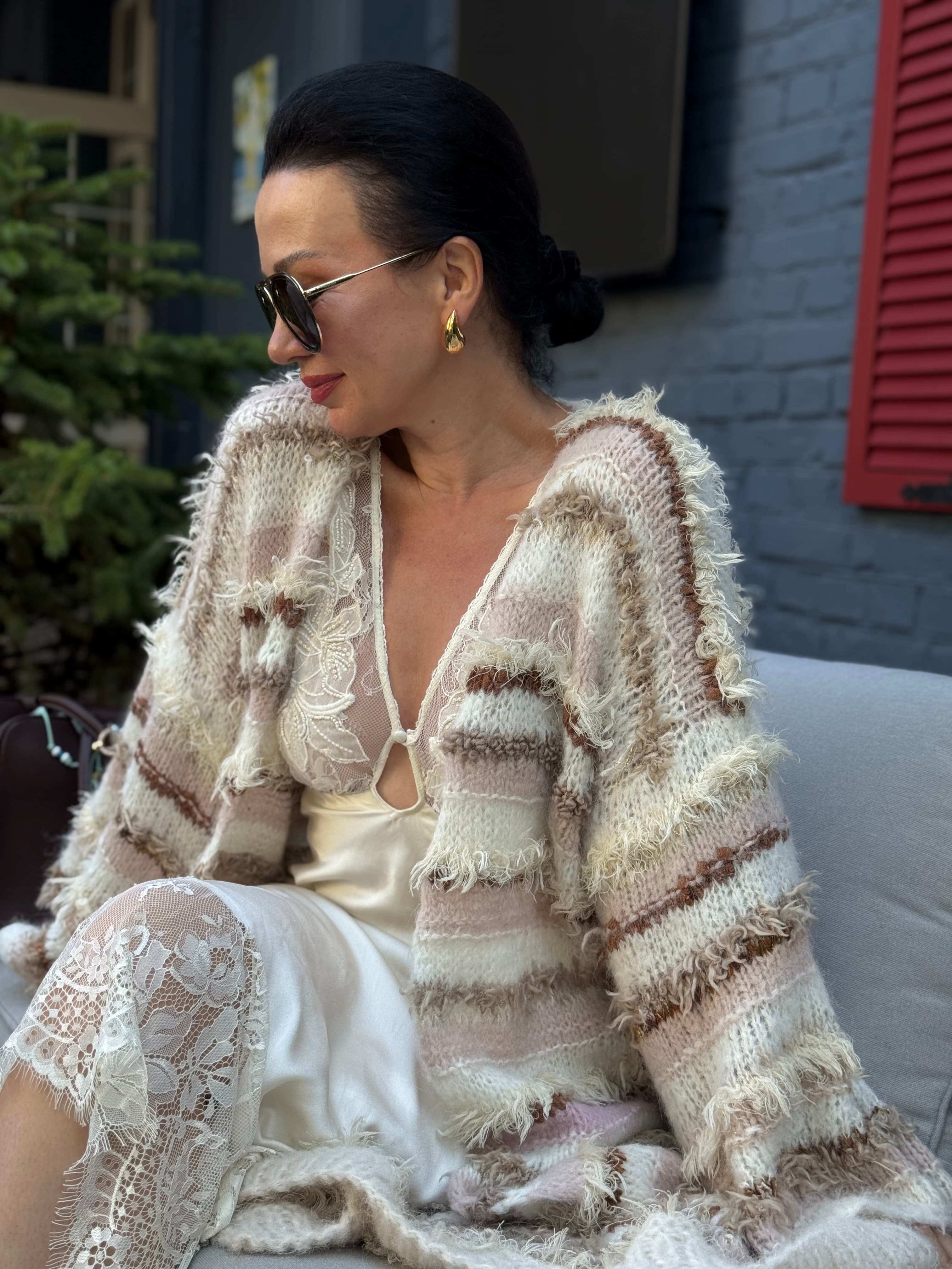 Bohemian pastel cardigan  thumb 3