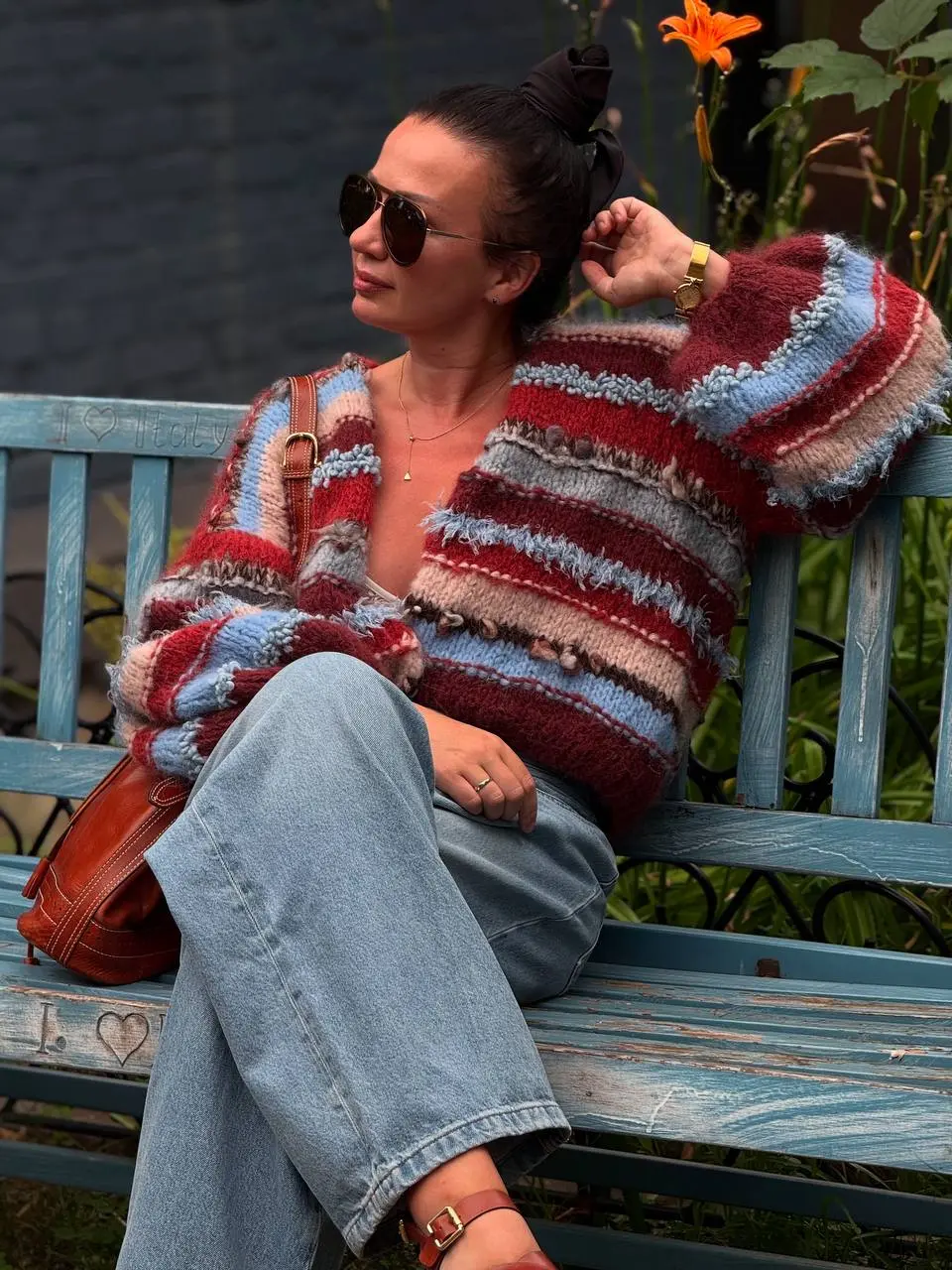 Olesia Bruskova founder of Ole Knitwear brand